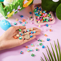 Ostermotive handgemachte Polymer Clay Perlen&nbsp;CLAY-TA0001-67