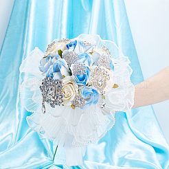 15 x Kristall-Strass-Blume&nbsp;JEWB-GA0001-41