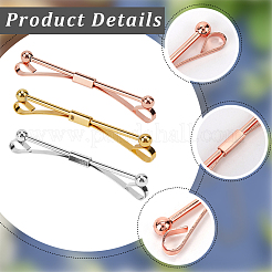 6 Stück 6 Stile Messing-Krawattenklammern für Männer&nbsp;FIND-GF0006-84