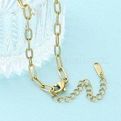 Pulseras de cadena de eslabones de acero inoxidable 304&nbsp;BJEW-C084-06G