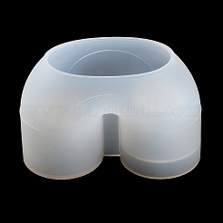 Doppelsäulen-U-förmige DIY-Kerzenhalter-Silikonformen&nbsp;DIY-F144-01