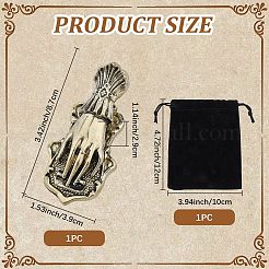 1 handförmiger Lesezeichenclip aus Legierung&nbsp;AJEW-CP0010-81
