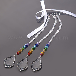 Kristall Suncatcher Prisma Kugel&nbsp;AJEW-WH0021-35B