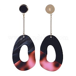 Orecchini pendenti in acetato di cellulosa (resina)&nbsp;EJEW-JE03121-03