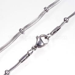Collane in acciaio inossidabile 304 anti-ossidazione&nbsp;NJEW-D281-09
