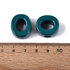 Perline europei acrilici opachi&nbsp;OACR-M027-01O-09