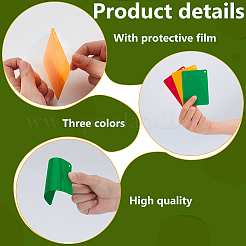 Cartons de pénalité d'arbitre en PVC retard&nbsp;DIY-WH0671-156