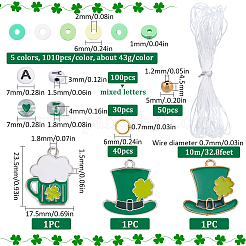 DIY-Armband-Sets zum Thema St. Patrick's Day aus Emaille- und Polymer-Tonperlen&nbsp;DIY-SP0002-54