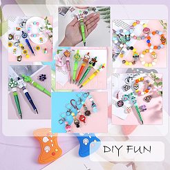 11 Stück 11 Stile medizinisches Thema PVC-Kunststoffperlen&nbsp;SIL-SZ0001-93