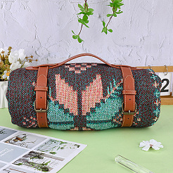 Kunstleder mit Yogamattengurt aus Legierung&nbsp;AJEW-CL0001-99B-02
