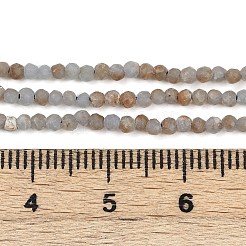 I filamenti di perline di angelite naturali&nbsp;G-RM2025-B36-2mm