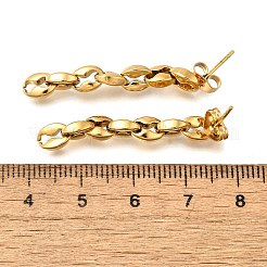 Pendientes de acero inoxidable 304 para mujer&nbsp;EJEW-A129-04G