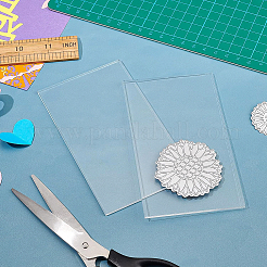 Plaques acryliques transparentes&nbsp;DIY-WH0016-54C