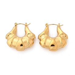 Boucles d'oreilles créoles en acier inoxydable 304&nbsp;EJEW-R026-01G