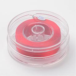 Japanische umweltfreundliche gefärbte flache elastische Kristallschnur&nbsp;EW-F005-0.6mm-11