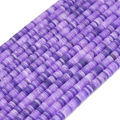 Chapelets de perles de jade blanche naturelle&nbsp;G-P575-B14-6x1mm-05