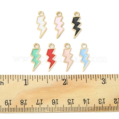 32 Stück 7 Farben Legierung Emaille Anhänger&nbsp;ENAM-FS0001-11