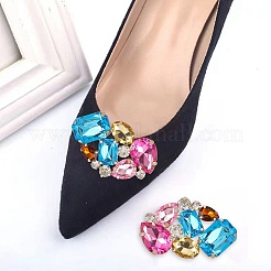 Schuhschnalle aus Acryl und Legierung&nbsp;AJEW-WH20033-079B-G