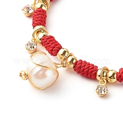 Bracelets réglables en fil de nylon&nbsp;BJEW-JB06398-02