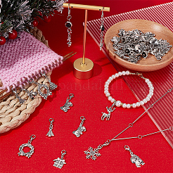 Décoration de pendentif en alliage de Noël&nbsp;HJEW-FG00003