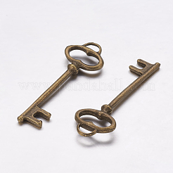 Pendente in lega stile tibetano&nbsp;X-TIBEP-14008-AB-FF