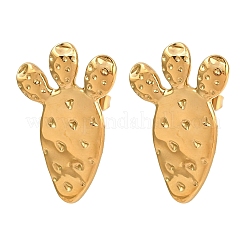 Boucles d'oreilles à tige en forme de carotte en acier inoxydable 304&nbsp;EJEW-I320-13G