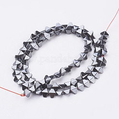 Non magnetici perle ematite sintetico fili&nbsp;G-P341-22-6x4mm