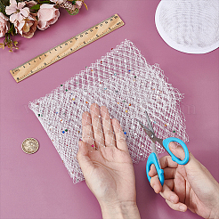 Tissu tulle maille polyester&nbsp;DIY-WH0740-22A