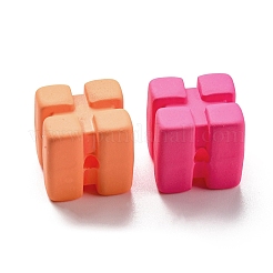 Perline acrilico opaco stile gommato&nbsp;SACR-Q196-03