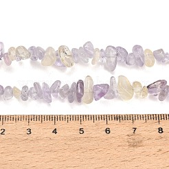 Chapelets de perles en amétrine naturelle&nbsp;GG-CBAE051-A01-01