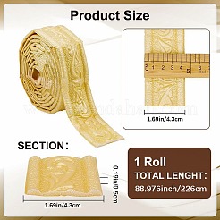 1 pz bordo per carta da parati autoadesiva impermeabile in schiuma di PVC 3D&nbsp;DIY-CP0011-42C