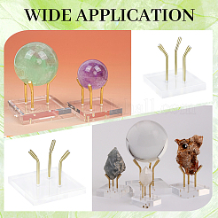 2 support pour boule de cristal acrylique (2 styles différents)&nbsp;AJEW-ME0004-22