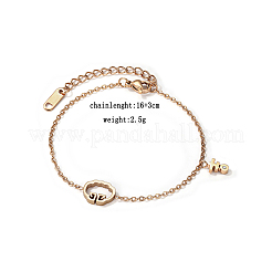 COOLSTEELANDBEYOND Bracciale Acciaio Intrecciato Regolabile - Uomo E