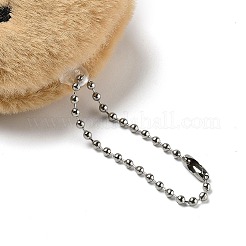 Décorations suspendues en peluche sur le thème de Noël&nbsp;HJEW-D030-01B