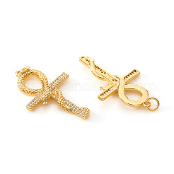 Colgante micropavé cubic zirconia de latón&nbsp;KK-I672-10G