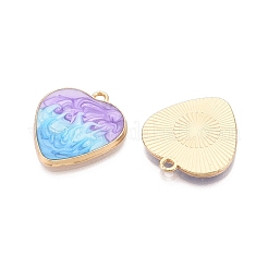 Crémaillère placage pendentifs en émail d'alliage&nbsp;LS-ENAM-N056-366KCG-03