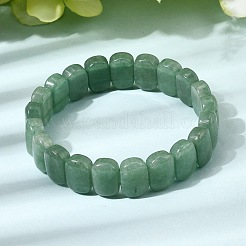 Stretch-Armbänder aus natürlichen grünen Aventurinperlen für Frauen und Männer&nbsp;BJEW-D461-02D