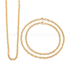 6 pz 3 stile 304 set di catene in acciaio inossidabile per la creazione di gioielli&nbsp;MAK-LS0001-01G