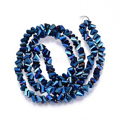 Chapelets de perles en verre électroplaqué&nbsp;GLAA-N024-4mm-02