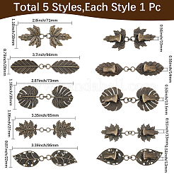 5 pince à cardigan en alliage&nbsp;AJEW-SC0004-38AB