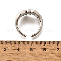 Manschettenringe aus Messing für Damen&nbsp;RJEW-G347-07P