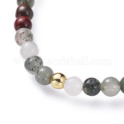 Armbänder aus natürlichem Blutsteinstretch&nbsp;BJEW-JB04556-04
