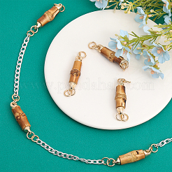 8 Stück Bambus-Verbindungsanhänger&nbsp;WOOD-CA0001-67