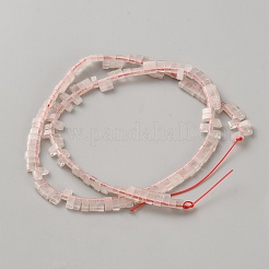 Natürlichen Rosenquarz Perlen Stränge&nbsp;G-WH0021-81C