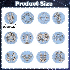 12 Stück 12 Stile lebensmittelechtes Silikon-Fokalperlen&nbsp;SIL-SZ0002-16