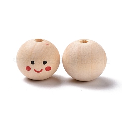 Gedruckte europäische Holzperlen&nbsp;WOOD-C001-03B-04
