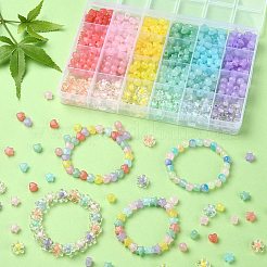 702 Stück 24-teilige Acrylimitat-Geleeperlen und Perle in Perle&nbsp;DIY-YW0007-97