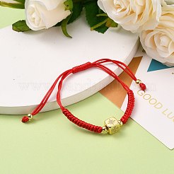 Verstellbare geflochtene Perlenarmbänder aus Nylonfaden&nbsp;BJEW-JB05695-02