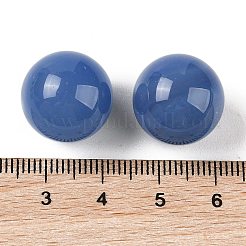 Perline a sfera in agata blu naturale senza foro&nbsp;G-K353-04D-30