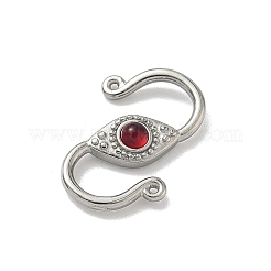 Strassbesetzte S-Haken-Verschlüsse aus Edelstahl 304&nbsp;STAS-G373-05P